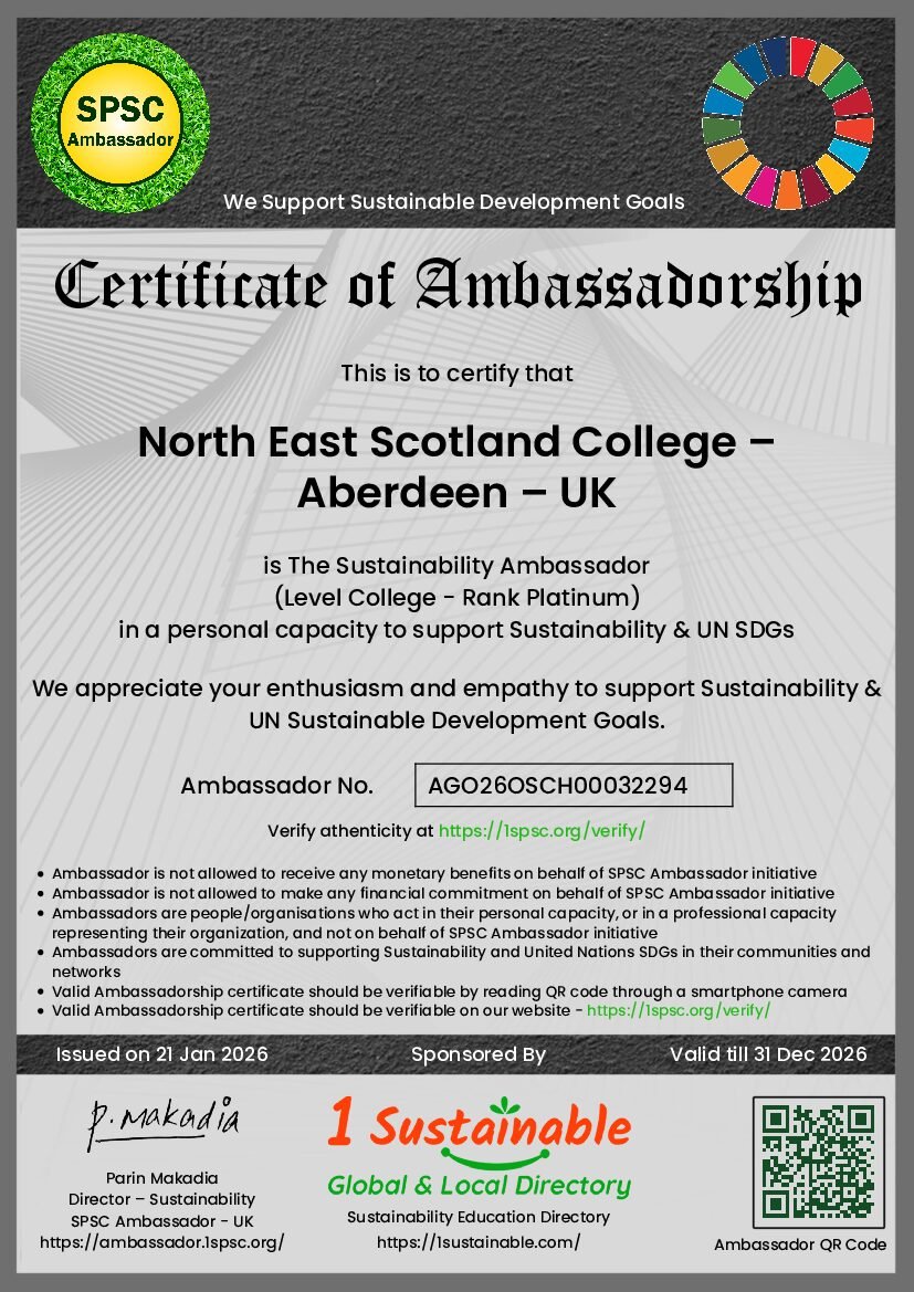 College Platinum Certificate