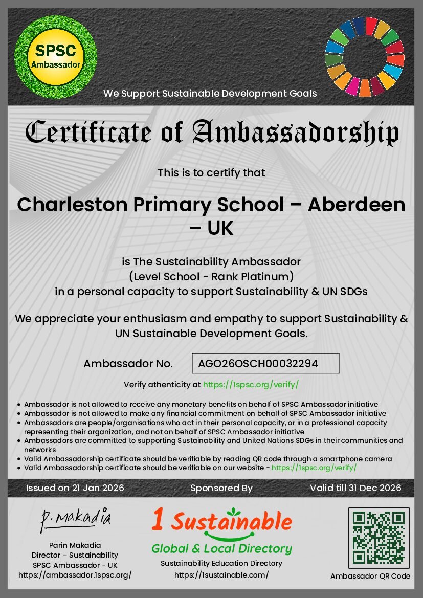 School Platinum Certificate
